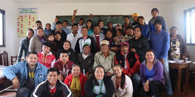 El proceso de Formación de jóvenes líderes y lideresas indígenas llega hasta la comunidad Turux Napez del territorio Monte Verde